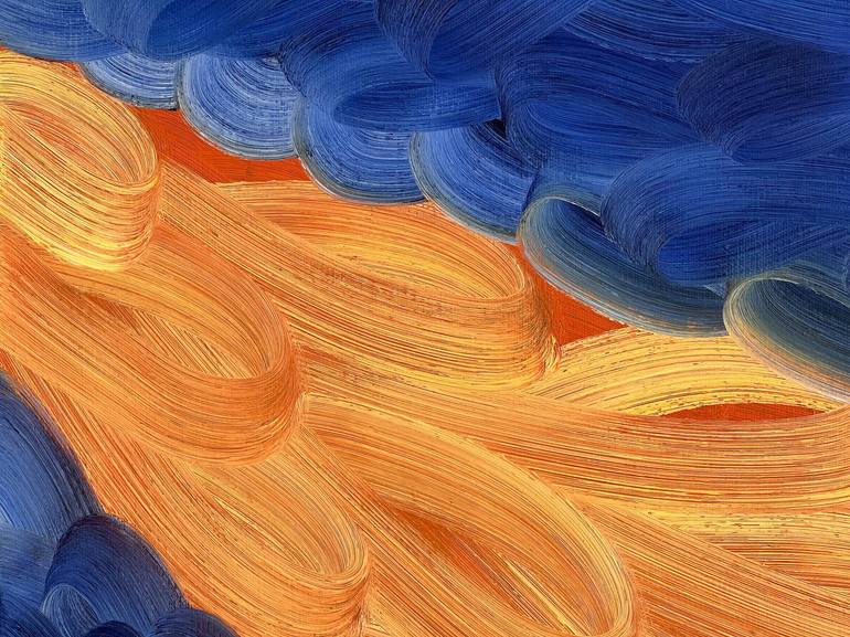 Original Abstract Nature Painting by Andreas Kuhn