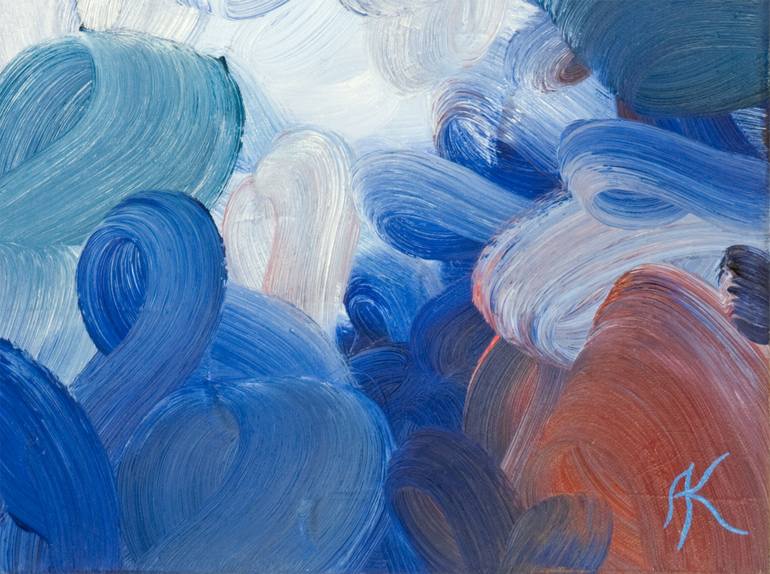 Original Abstract Expressionism Abstract Painting by Andreas Kuhn