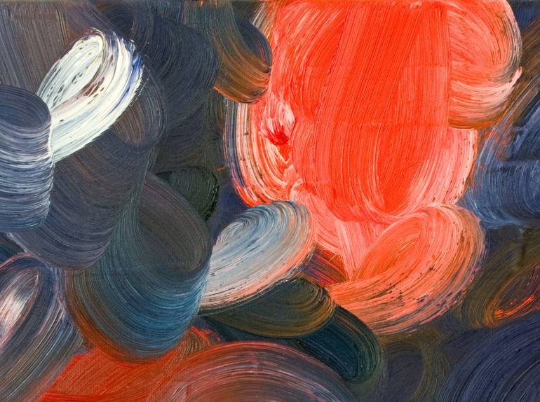 Original Abstract Expressionism Abstract Painting by Andreas Kuhn