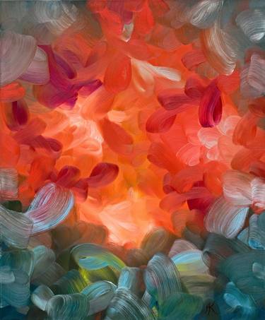 Original Abstract Expressionism Abstract Painting by Andreas Kuhn