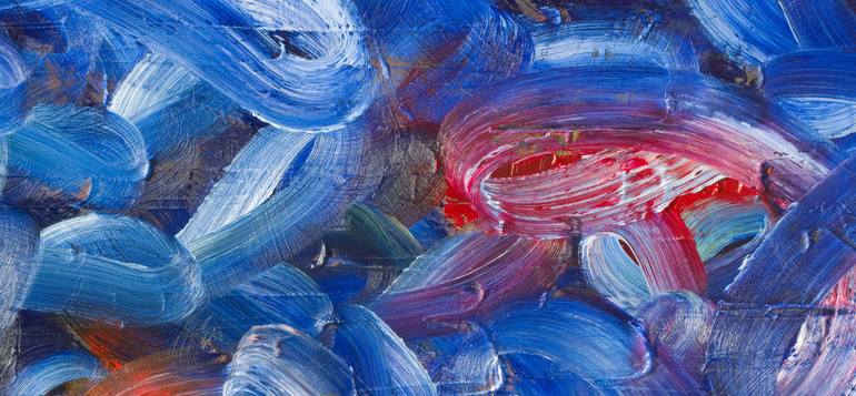 Original Abstract Expressionism Abstract Painting by Andreas Kuhn