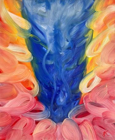 Original Abstract Expressionism Abstract Painting by Andreas Kuhn