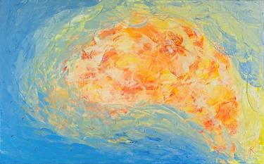 Original Abstract Expressionism Abstract Painting by Andreas Kuhn