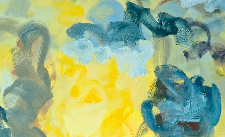 Original Abstract Expressionism Abstract Painting by Andreas Kuhn