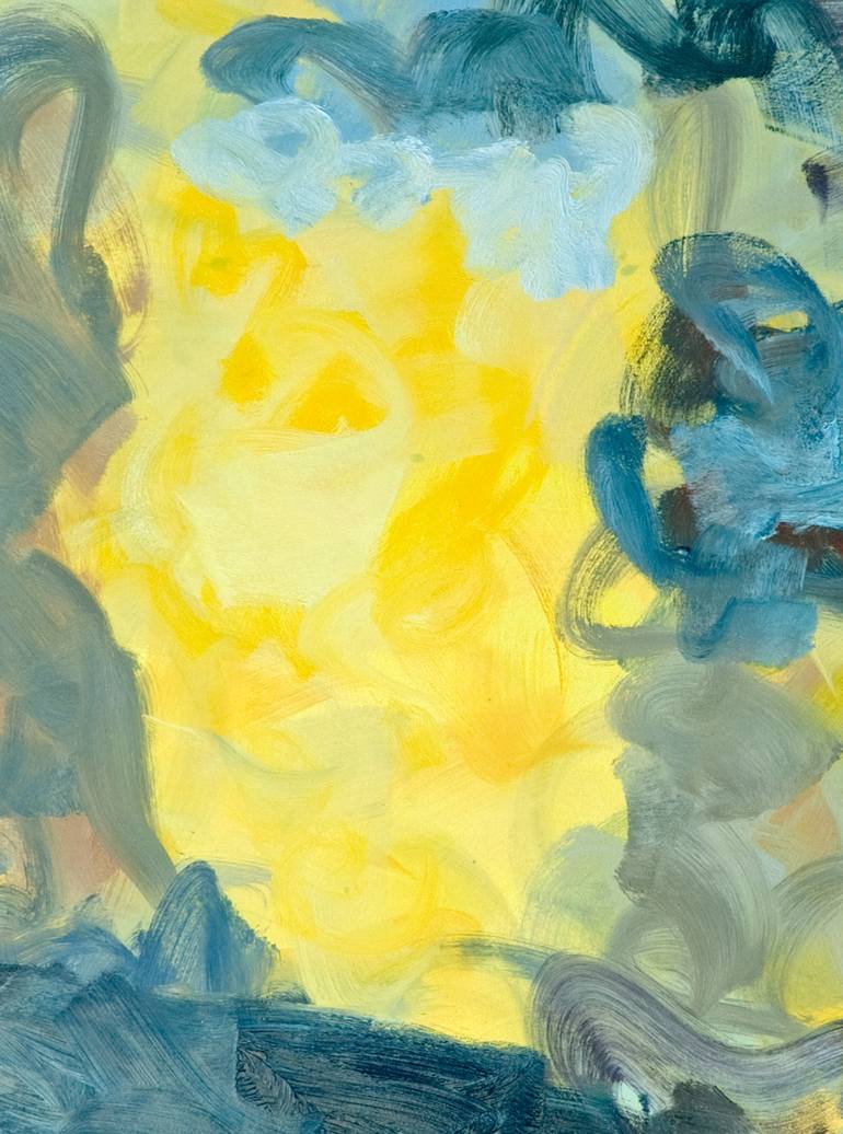 Original Abstract Expressionism Abstract Painting by Andreas Kuhn