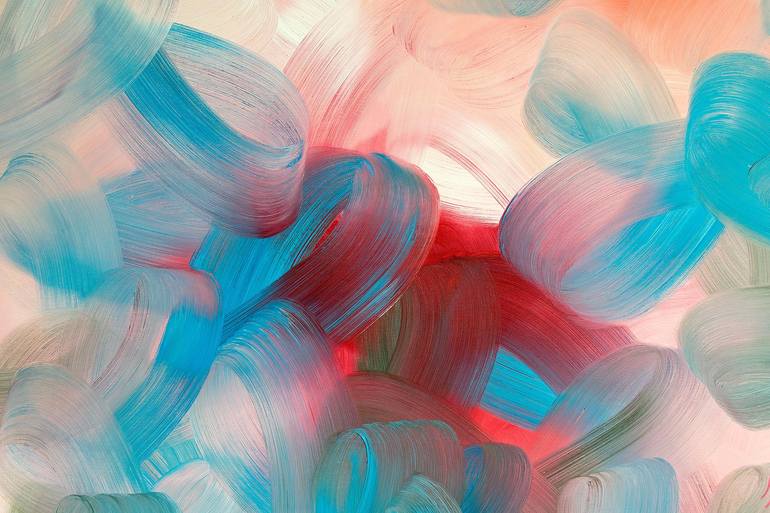 Original Abstract Expressionism Abstract Painting by Andreas Kuhn