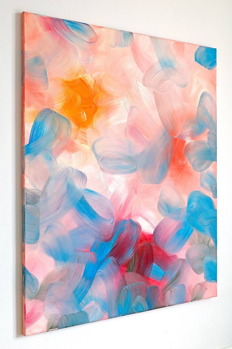 Original Abstract Expressionism Abstract Painting by Andreas Kuhn