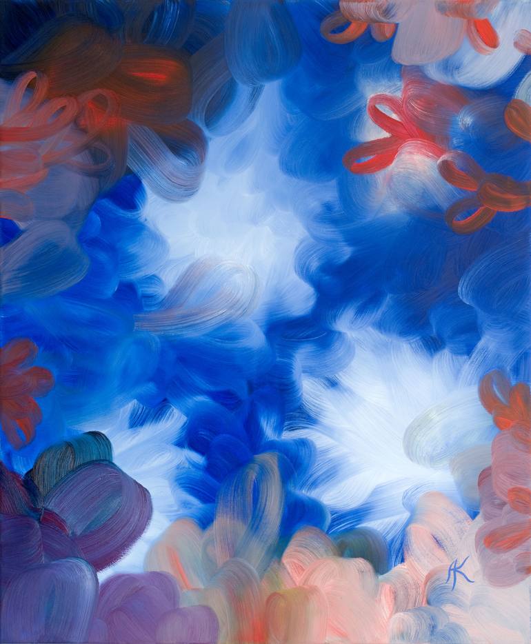 Original Abstract Expressionism Abstract Paintings by Andreas Kuhn