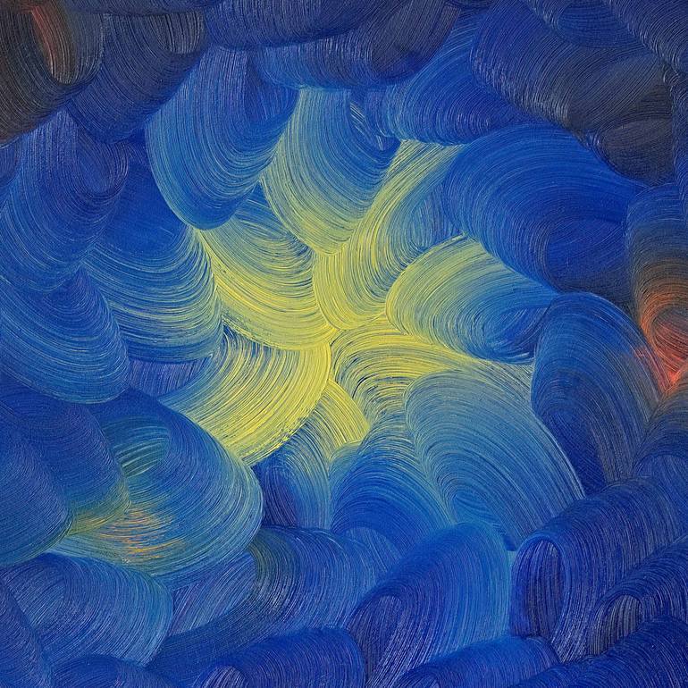 Original Abstract Expressionism Abstract Painting by Andreas Kuhn