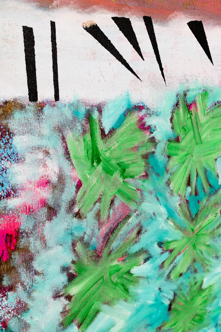 Original Abstract Landscape Painting by Paula Flores