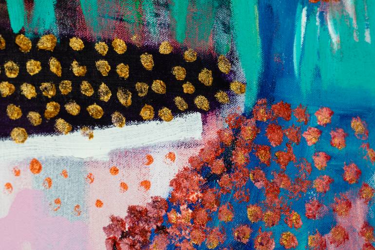 Original Abstract Landscape Painting by Paula Flores