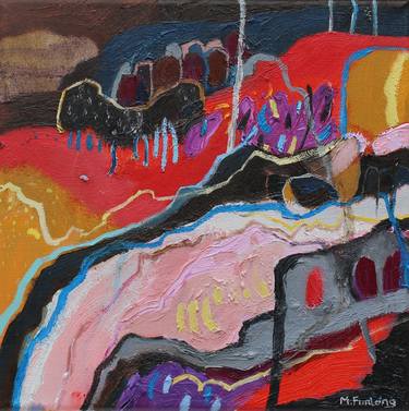 Original Abstract Expressionism Abstract Paintings by Martina Furlong