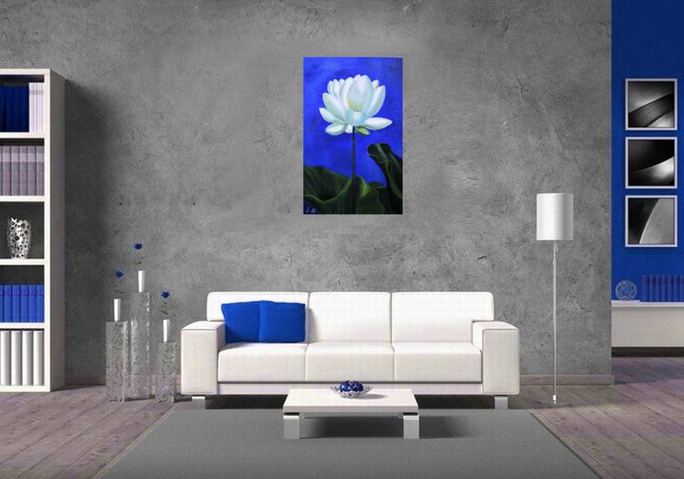 Original Abstract Floral Painting by Tetiana Isaeva