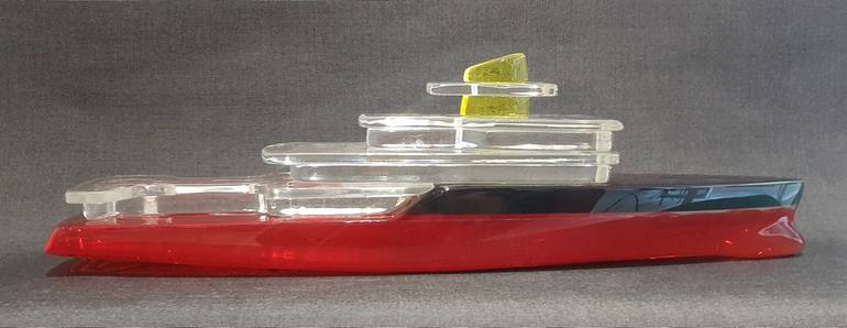 Original Figurative Boat Sculpture by Jean-Pierre Desprez