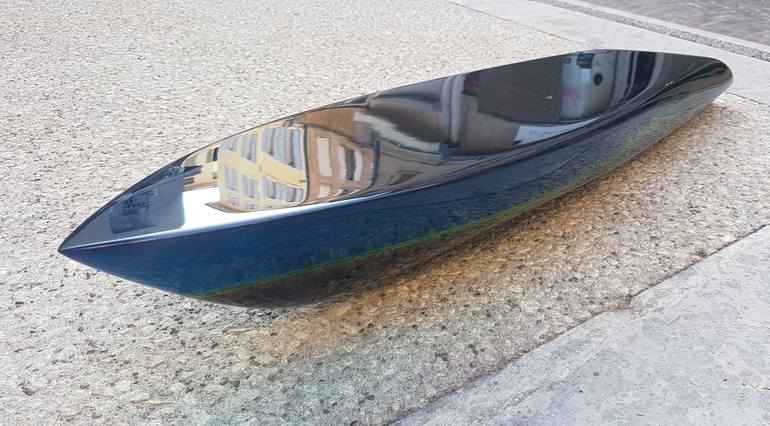 Original Figurative Boat Sculpture by Jean-Pierre Desprez