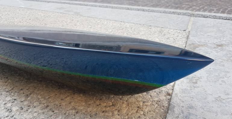 Original Figurative Boat Sculpture by Jean-Pierre Desprez