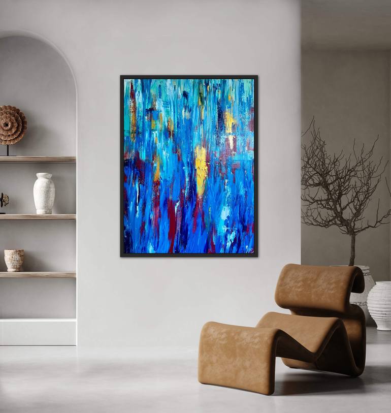 Original Abstract Painting by Ira Mitchell