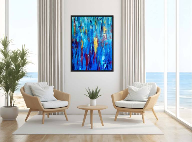 Original Abstract Painting by Ira Mitchell