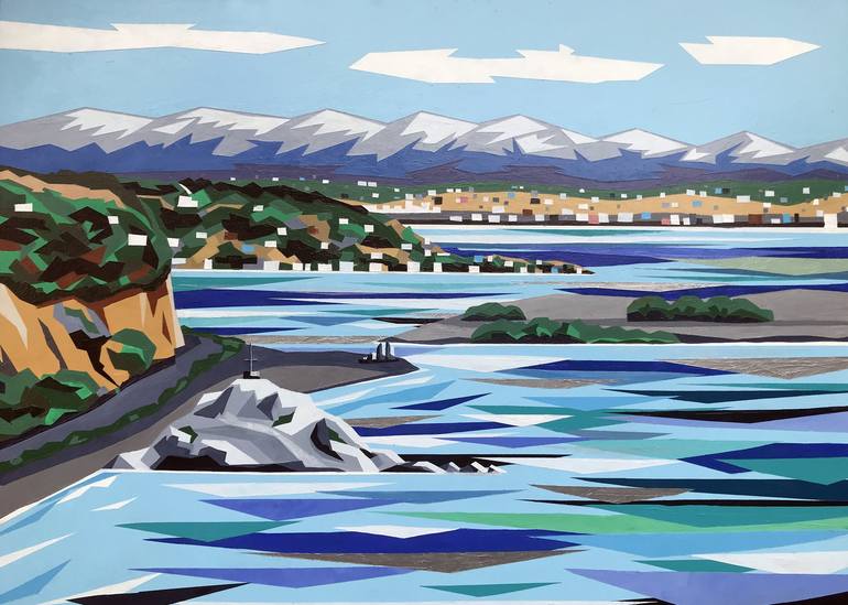 Otautahi Christchurch City Painting by Ira Mitchell | Saatchi Art