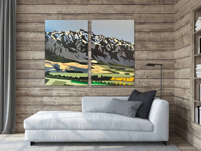 Original Modern Landscape Painting by Ira Mitchell