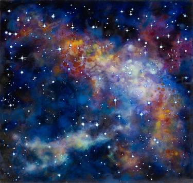 Original Realism Outer Space Paintings by Morag Webster