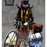 German Postman 1927 by Budhens Stencil Art