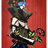 LADY ARMOUR ORIGINAL by Budhens Stencil Art