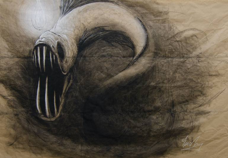 Print of Expressionism Animal Drawing by Fiona Tang