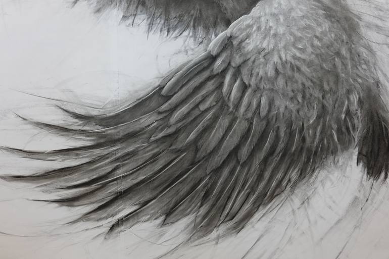 Original Expressionism Animal Drawing by Fiona Tang