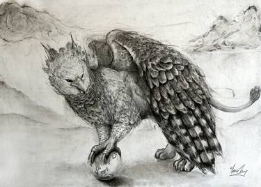 Print of Surrealism Animal Drawings by Fiona Tang