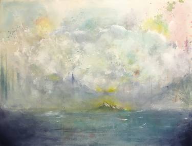 Original Fine Art Abstract Paintings by Fiona Tang
