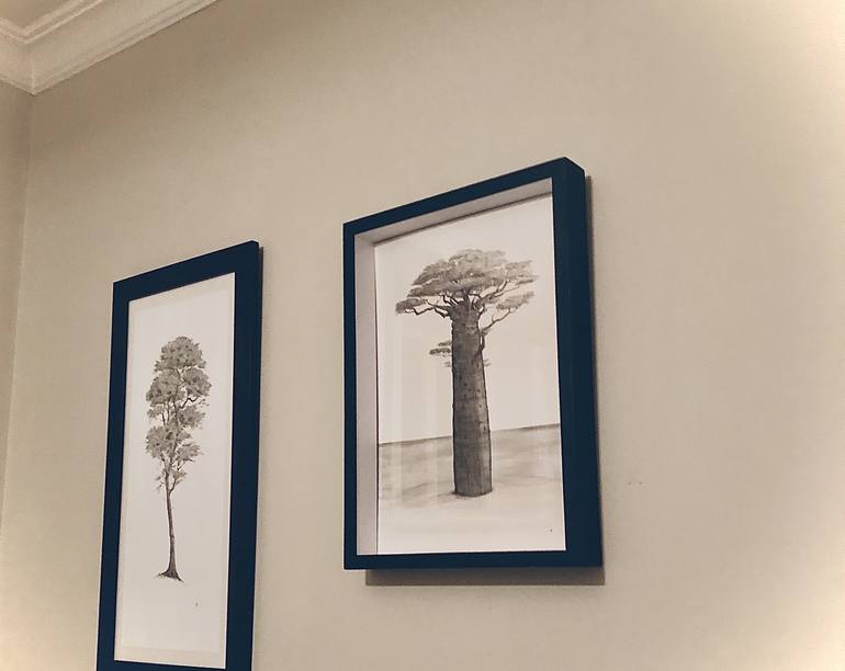 Original Fine Art Tree Drawing by MSillo Tree Artist