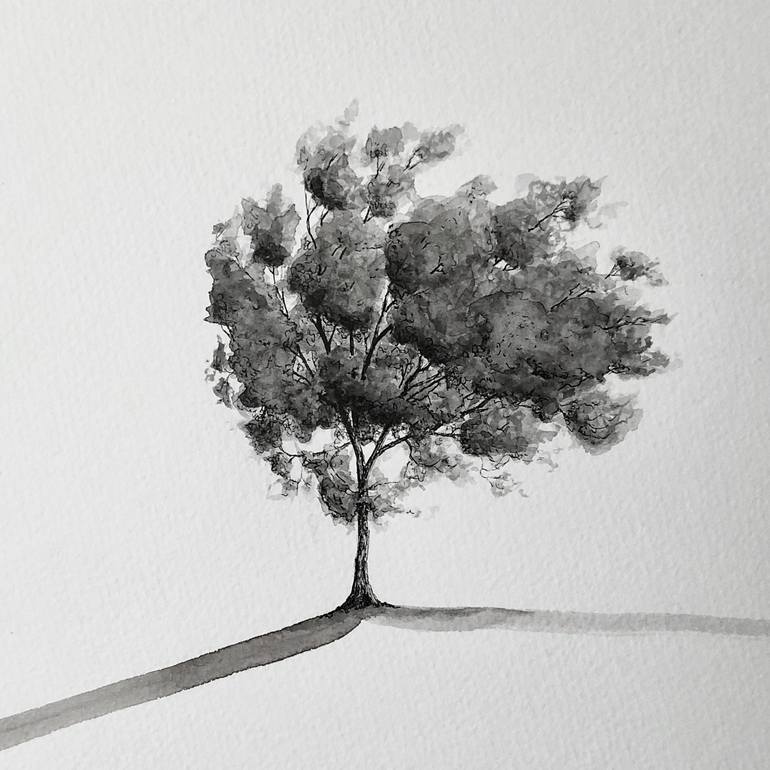 Original Tree Drawing by MSillo Tree Artist