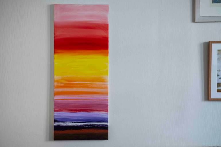 Original Abstract Painting by David E P Dennis