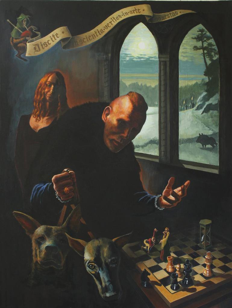 Learn From Art Not Murder Painting by Frank McNab Saatchi Art