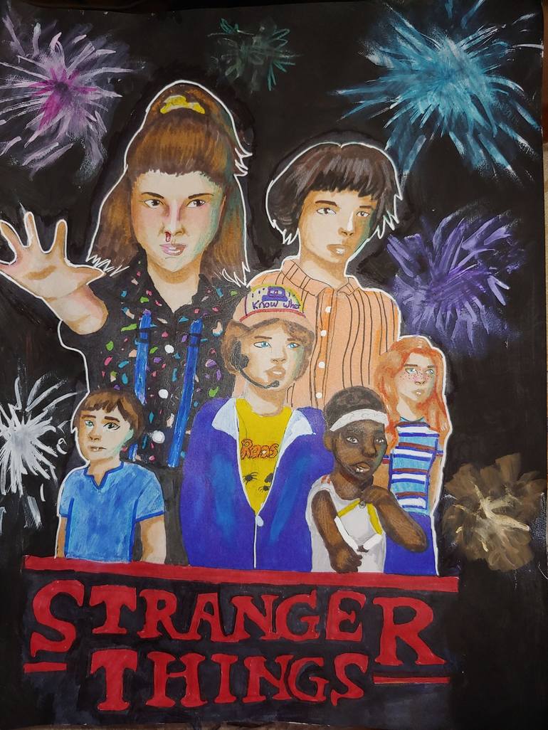 Stranger things Drawing by Jonathan Rozon | Saatchi Art