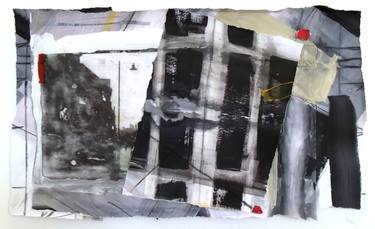 Original Conceptual Abstract Collage by Janie M McDonald