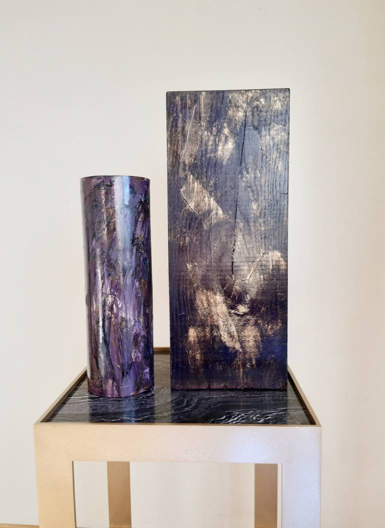 Original Abstract Expressionism Architecture Sculpture by Heiko Bauer