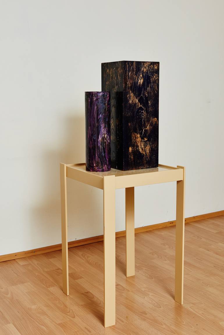 Original Abstract Expressionism Architecture Sculpture by Heiko Bauer