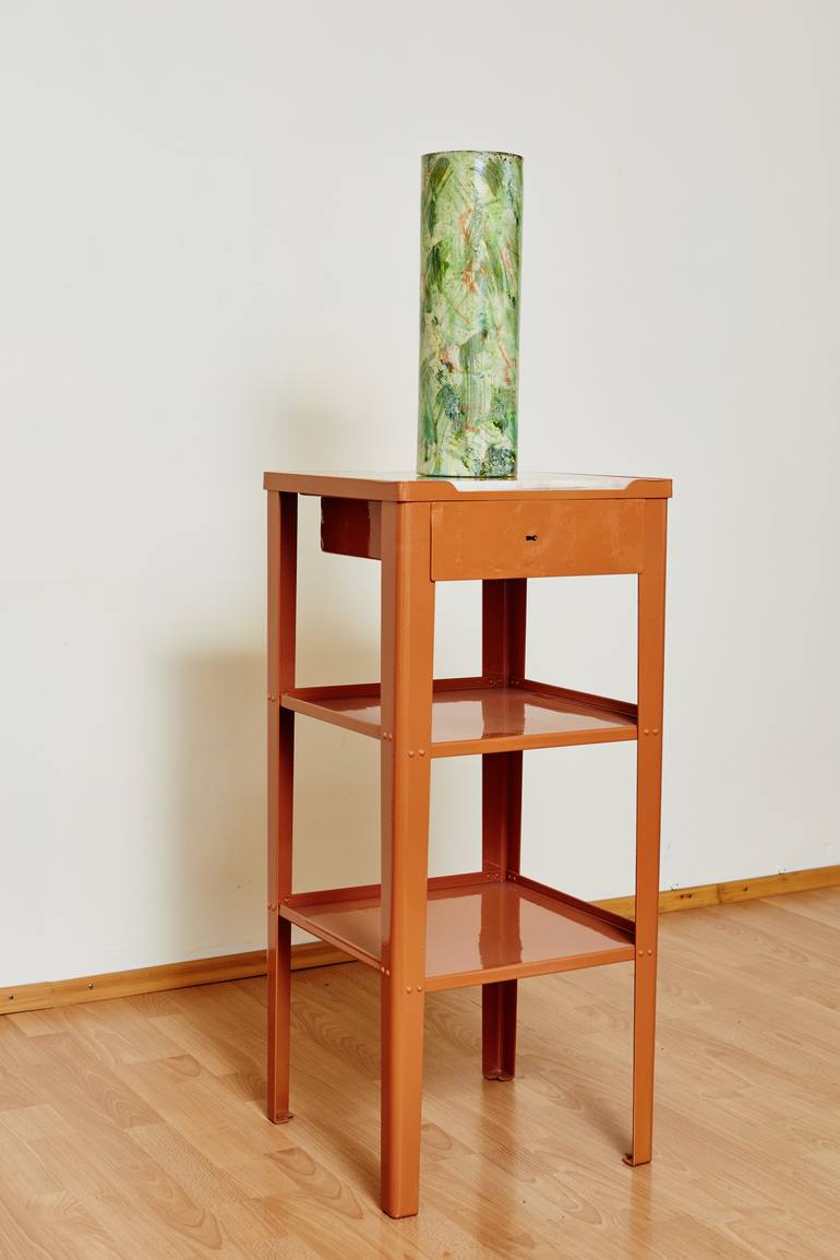 Original Abstract Botanic Sculpture by Heiko Bauer