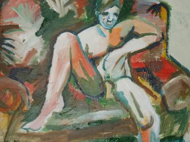 Original Nude Painting by naomi tuson