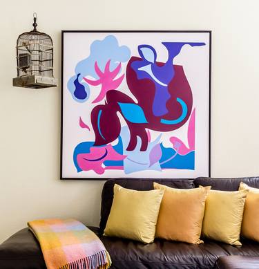 Original Abstract Painting by Jennifer Michaela Byrne