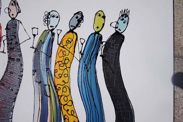 Original Figurative People Painting by Friedrich Wurm