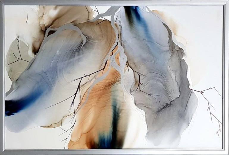 Original Conceptual Abstract Painting by Natalia Byrdina