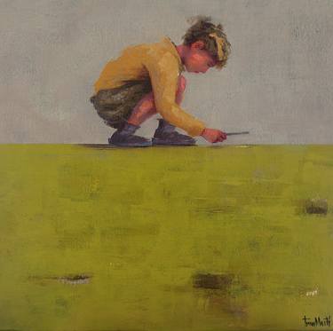 Original Figurative Children Painting by Tomasa Martin