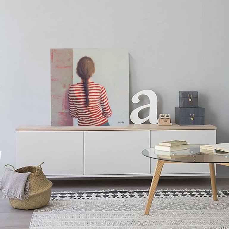 Original Contemporary People Painting by Tomasa Martin