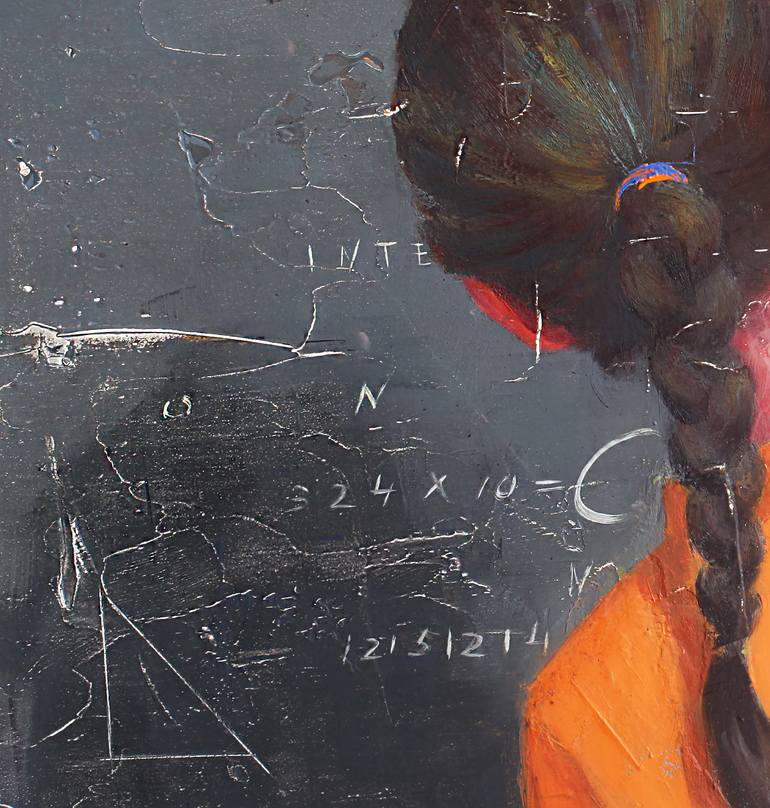 Original Figurative Children Painting by Tomasa Martin