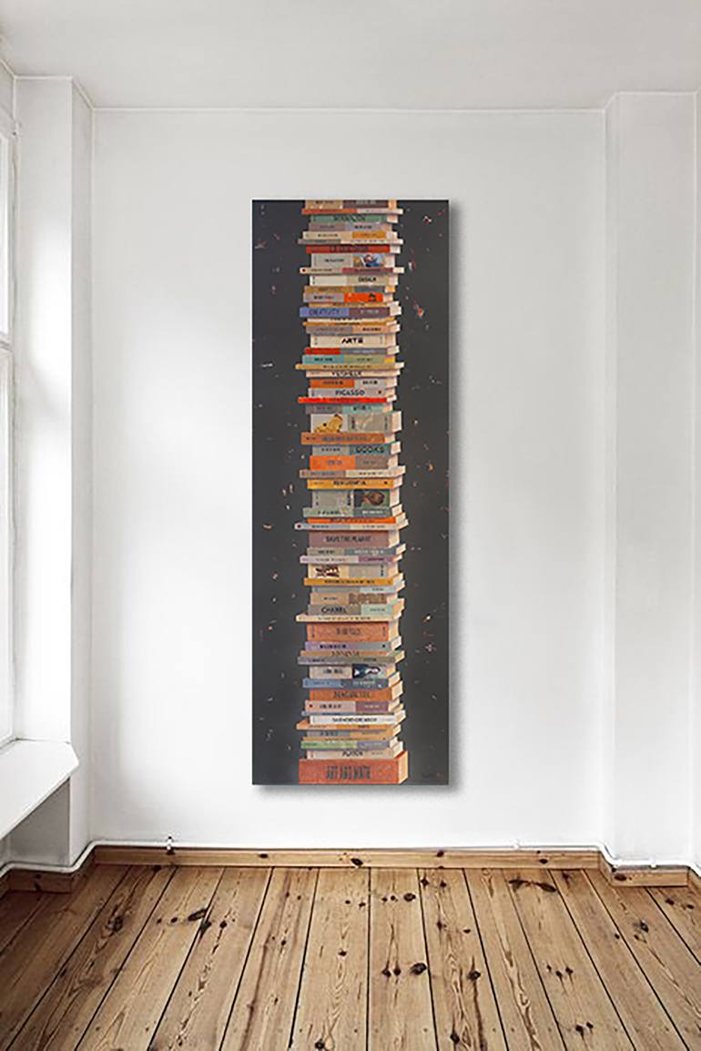 Original Conceptual Architecture Painting by Tomasa Martin