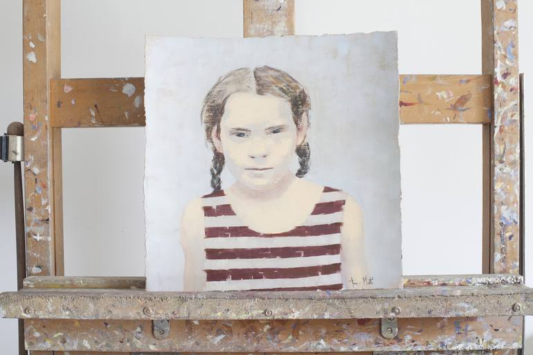 Original Children Painting by Tomasa Martin