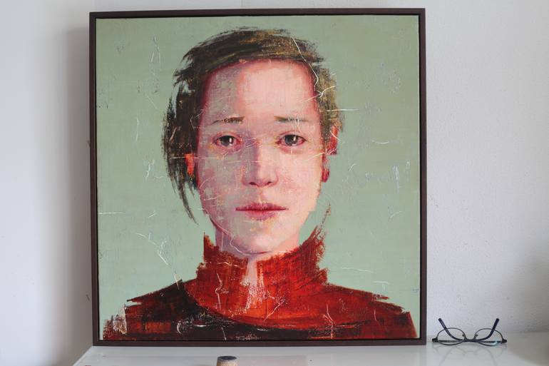 Original Figurative Women Painting by Tomasa Martin